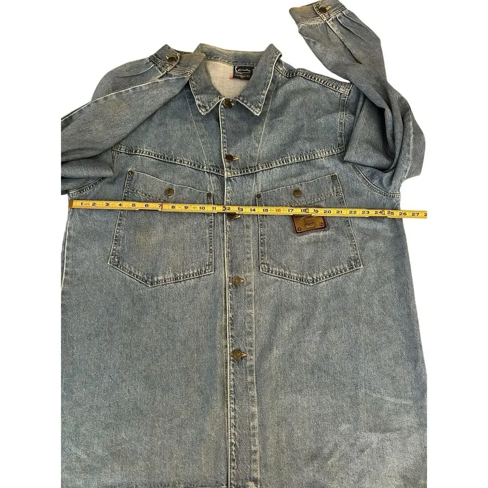 Karl Kani Shirt Vintage Denim 2Pac 90’s Hip Hop Made In USA Size XL
